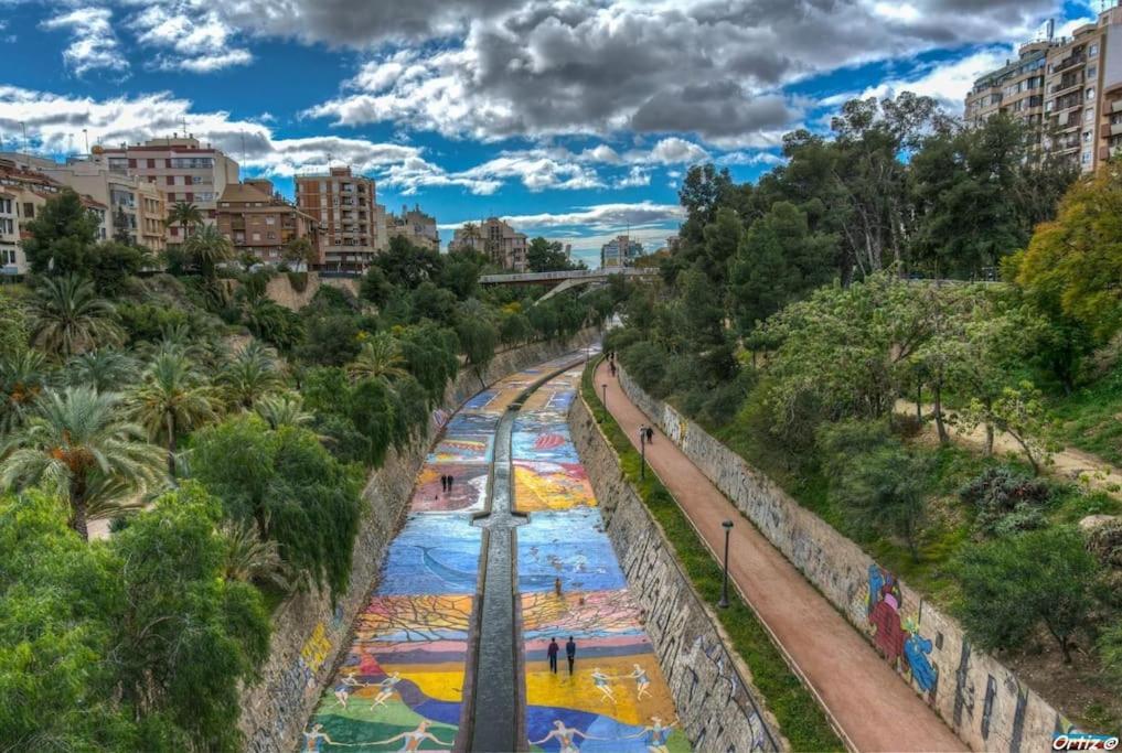 Apartamento En El Centro De Elche Con Terraza La Alborada Buitenkant foto